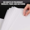 Bachmore 9”x12” Artist’s Tracing Paper Pad, 75 Sheets – Translucent