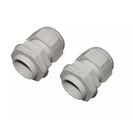 Altech 2 pcs 1/2" INCH NPT -White Strain Relief Cord Grip Cable Gland w/nut +Gasket
