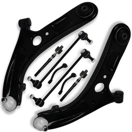 Torsiva 8PCS Front Control Arm Sway Bar End Link Tie Rod End for Hyundai 2011 2012 2013 2014 2015 2016 Elantra, 13-14 Elantra Coupe, 13-2017 Elantra GT Base, 12-17 for Veloster K622232 K622646 K750523