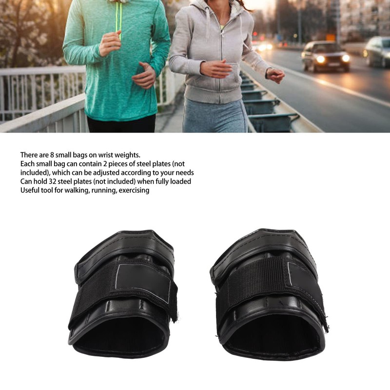 Wrist Weights Sandbag, Ankle Weights Wear Resistant 1‑3kg for Walking
