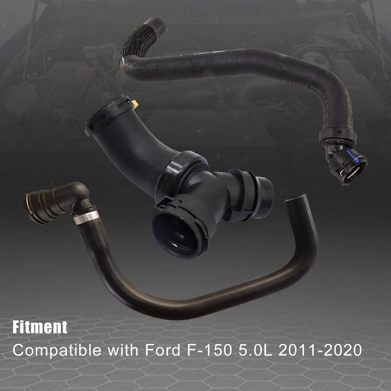 FZJDSD Upper Radiator Hose Y-Connector Lower Degaus Compatible with Ford