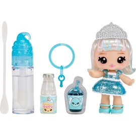 Yummiland Lipgloss Doll - Callie Birthday Cake - Scented Character Doll with DIY Lipgloss Kit - Suitable for Kids Ages 4+