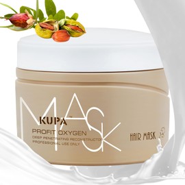 NUSPA NUSPA Milk Deep Repairing Hair Mask, Infused with Simmondsia Chinensis Jojoba Butter Extract- Professional Salon Sulfate Free Treatment Hair Mask for Frizzy,Damaged, Dry Hair,500ML