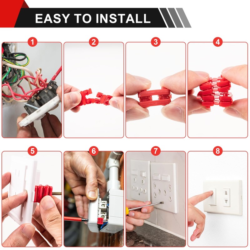 Outlet Spacers for Electrical Box, 48 PCS Spacers for Box