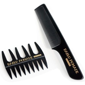 BABLO POMADE Mesh Comb, Original Comb, Set of 2, For Men, Styling, Barbershop