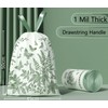 4 Gallon Small Trash Bags No-Tearing Drawstring 1.1 Mil Thick