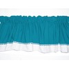 Baby DollBedding Regal Window Valance, Aqua