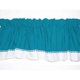 Baby DollBedding Regal Window Valance, Aqua