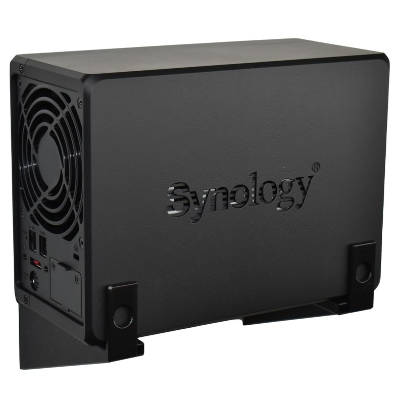 Wall Mount for Synology Diskstation DS720+, DS723+ and DVA1622 (Black)