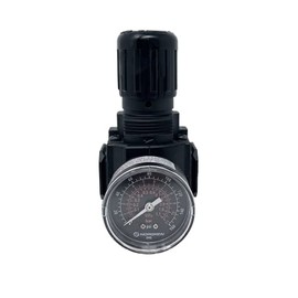 R72G-3AK-RMG : Norgren Excelon R72G Series, 3/8 PTF Ports, knob Adjustment, Relieving Pressure Regulator, with Gauge, 5 to 150ps