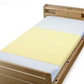 Welfan Cotton Blend Pile Waterproof Sheet, 35.4 x 57.1 inches (90 x 145 cm), Cream