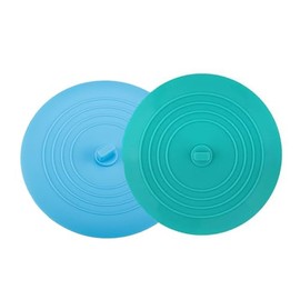 Tub Stopper 2 Pack,Bathtub Drain Stopper,6 inches Large Silicone Drain Plug,Hair Stopper Flat Suction Cover for Kitchen Bathroom Accessories and Laundry