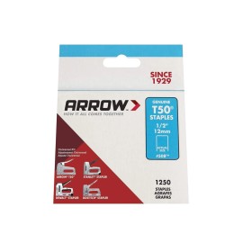 Arrow 1250-Pack of Arrow 508 Heavy Duty T50 1/2-Inch Staples: Ideal for Upholstery, Co