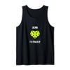 Pickleball Born to Paddle | Heart Pickleball Tank Top