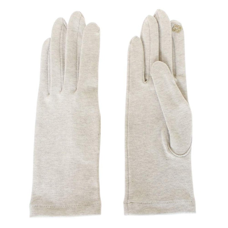 Glove Depot Organic Cotton UV Gloves, 5-fingers, Luoyang Dyeing, Mother's