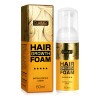 Espuma Con Biotina Crecimiento Barba Cuero Cabelludo Kit 2pz