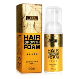 Espuma Con Biotina Crecimiento Barba Cuero Cabelludo Kit 2pz