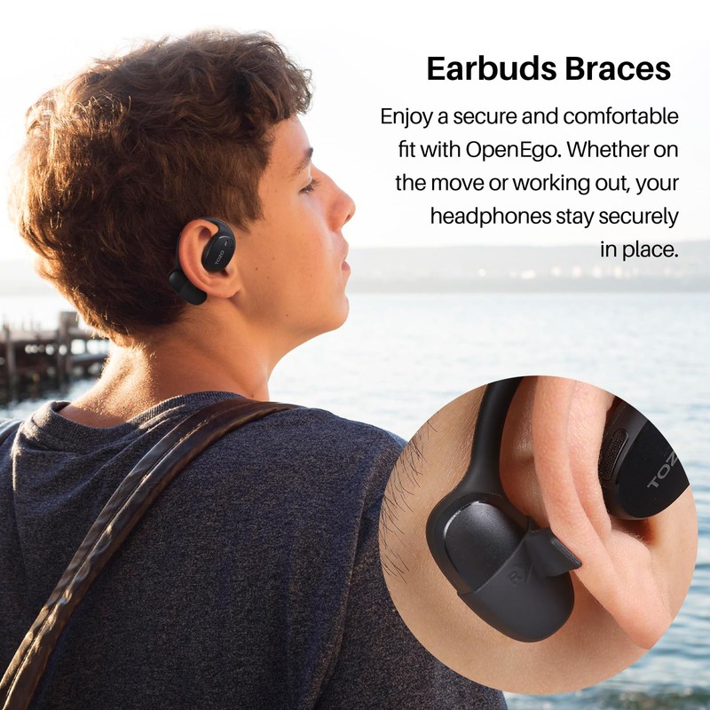 TOZO OpenEgo Open Ear Earbuds Bluetooth Headphones, AI Translation Wireless