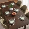 Encasa XO Sanganeri Print Cloth Napkins, Serviettes 45x45 cm Sage