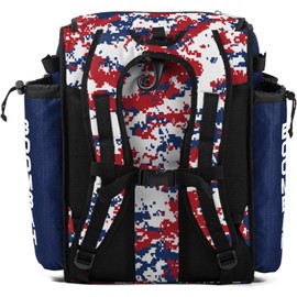 Boombah Mini Superpack Bat Bag PS-9014-3001C23 Digital Camo Royal/Red
