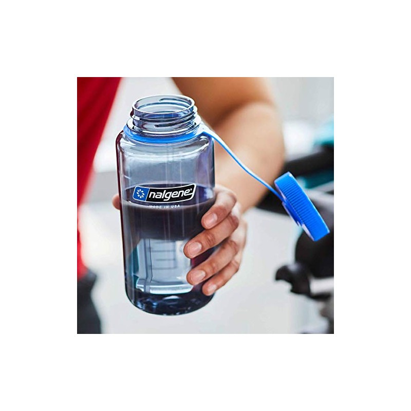 Nalgene Tritan Wide Mouth BPA-Free Water Bottle Lid, Black, 32