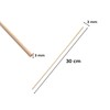 Mendi 150 Wood Sticks 30 cm x 3 mm