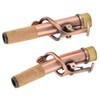 2Pcs Saxophone Neck Metal Straight Curved Accessory Replacement Set Kit