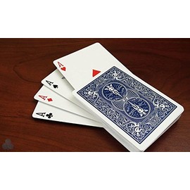 Penguin Magic Bicycle Stripper Playing Cards Trick Deck (Blue) Edition Box