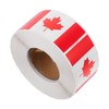 Operitacx Canada Flag Decal Maple Leaf Sticker for Water Bottles
