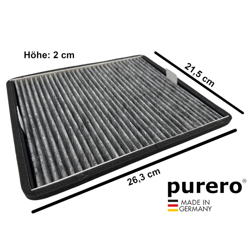 purero® Activated Carbon Filter Replacement Filter for Miele DKF 11-P