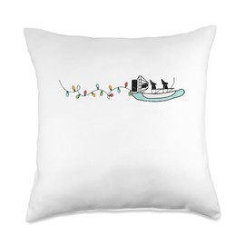 Cooter Canoe Christmas, Purewick, Funny Nurse Shirt, Nurse C Throw Pillow