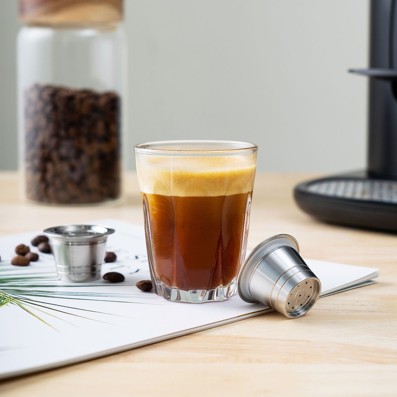 Refillable Coffee Capsule Reusable Coffee Pod Stainless Steel Easy to