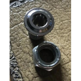 Unbranded Drum Air Vent Grommet CHROME 3/8”W X 9/16”L Screw vent- NICE! Fits DW Too!