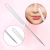 3 Pcs Makeup Spatula, Stainless Steel Cosmetic Spatula Double-Headed Makeup
