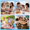 Kssvzz 6 Pack 400ml Square Food Containers with Lids Airtihgt,