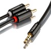 SEBSON Audio Cable 3 m Jack 3.5 mm to 2