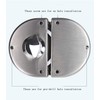 ZONADAH Upgraded Double Glass Door Lock Stainless Steel, Both Sides