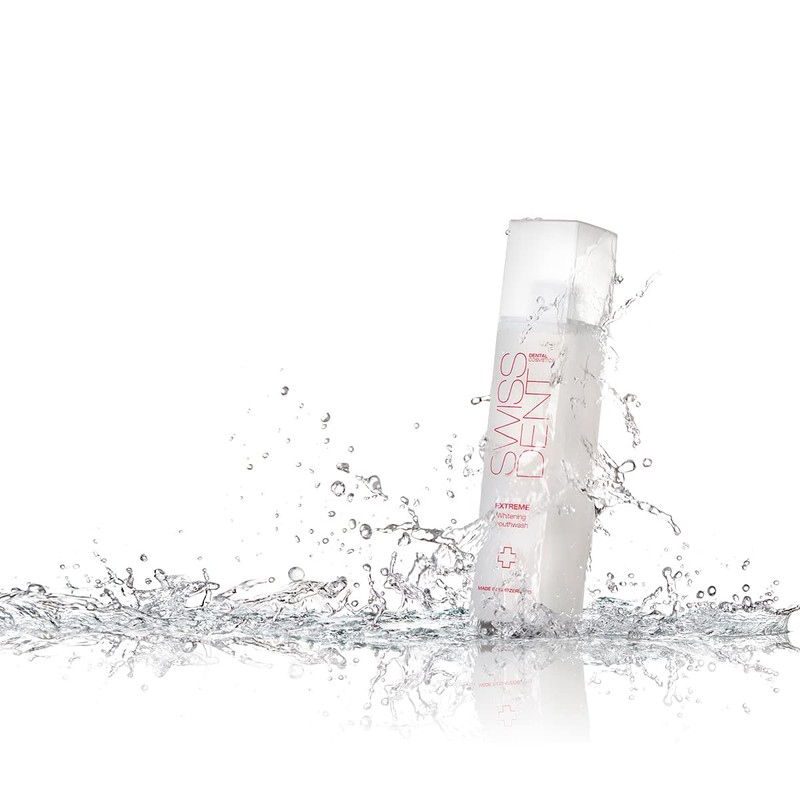 SWISSDENT EXTREME MUNDSPÜLUNG, 250 ml aufhellende Whitening Mundspülung, effektive und