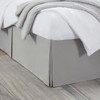 Nestl Silver Twin Bed Skirt - Twin Size Bed Skirt