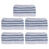 5PCS Washable Fiber Mopping Pads Replacement Steam Mop Accessory Fit