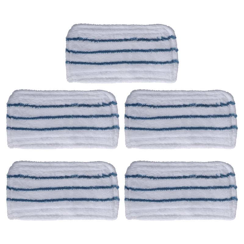 5PCS Washable Fiber Mopping Pads Replacement Steam Mop Accessory Fit