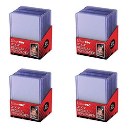 Ultra Pro Ultra Pro 3x4 Clear Regular, 100 Stück Toploader Dicke Kartenhüllen Sleeves - für Sammelkarten wie Pokemon Magic - Standardgröße Transparent