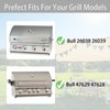 Stainless Steel Heat Plate Shield Gas Replacement for Bull BBQ