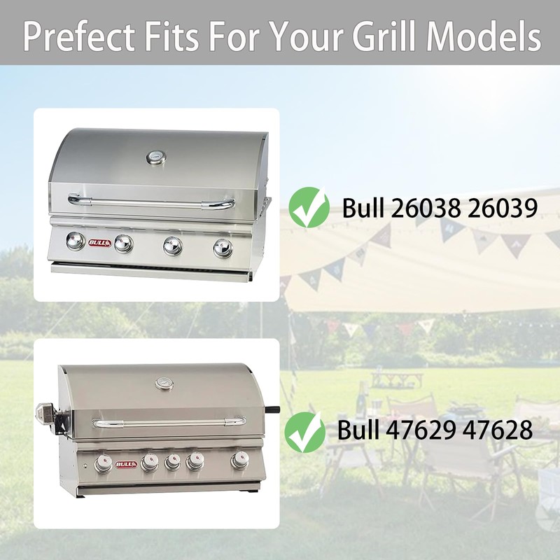 Stainless Steel Heat Plate Shield Gas Replacement for Bull BBQ