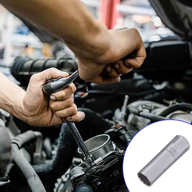 Funnaura 16mm Spark Plug Socket, Spark Plug Removal Tool for
