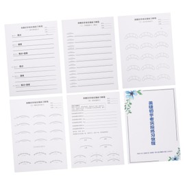 TOVINANNA Beginner's Eyelash Extension Training Kit Lash Practice Sheets Mapping Guide