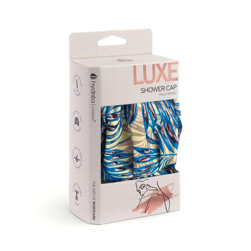 Hydréa London Luxury Shower Cap – Waterproof, Reusable, Stylish &