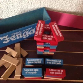 CASTILLO DIDÁCTICO  Torre Equilibrio Verdad O Reto C/estuche Atrévete A Jugar