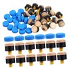 CORHAD Leather Pool Tips 40 Pcs Billiard Tips for Pool