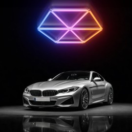 Gneng RGB LED Lights - Garage LED RGB Light,Lighting with Music Mode, Gym, Gaming Room, Club, Bar Parties Decoration